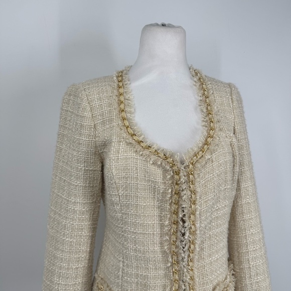 Boston Proper The Gabrielle Jacket in Snow Cream - Picture 4 of 10